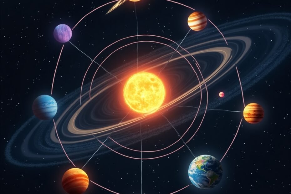 Na vastidão silenciosa do cosmos, os planetas seguem suas órbitas com precisão, ritmo e harmonia. Ainda que silenciosas aos nossos ouvidos, essas órbitas falam alto para quem observa com o coração e a consciência. Elas não apenas revelam leis físicas, mas também trazem ensinamentos simbólicos que podemos aplicar em nossas próprias jornadas humanas